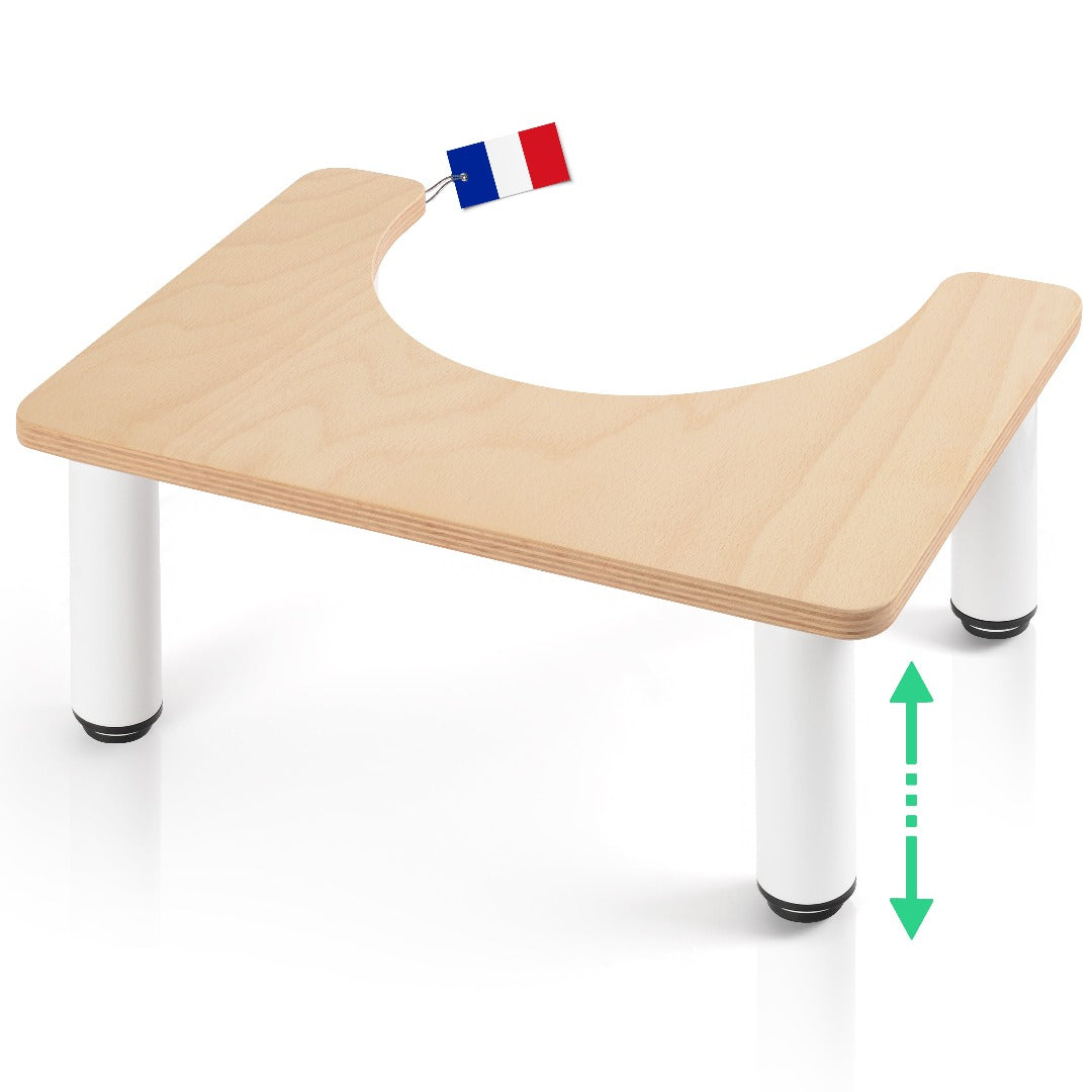 WellCare Tabouret de toilette réglable en hauteur