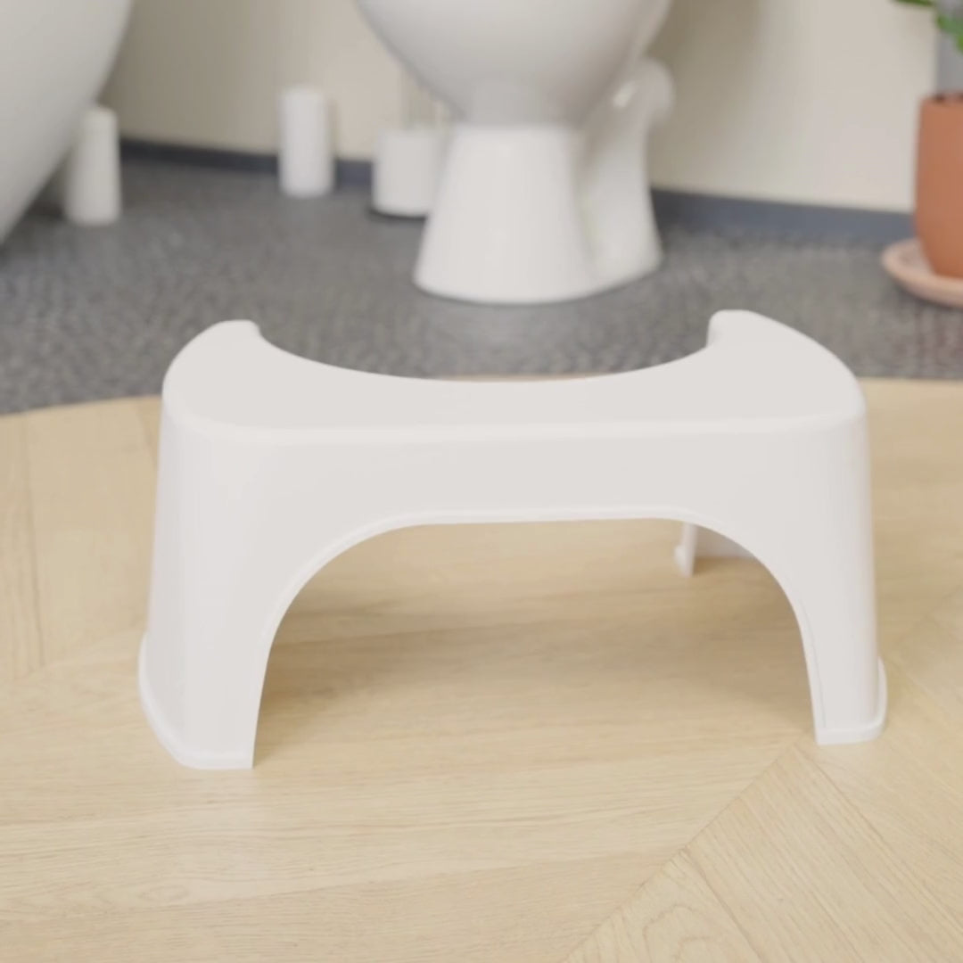 tabouret de toilette physiologique vidéo squatty potty