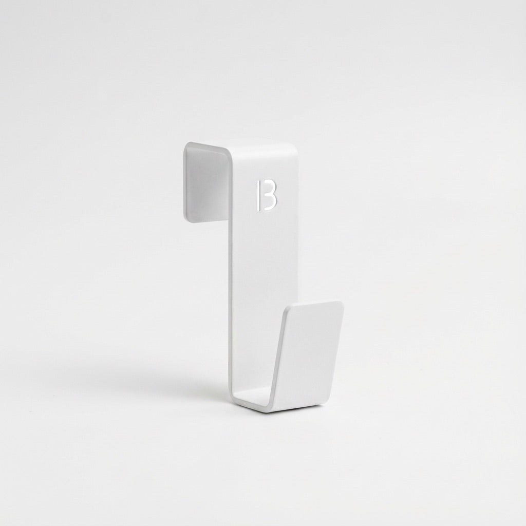 Patère Radiateur de salle de bain ou meuble blanc