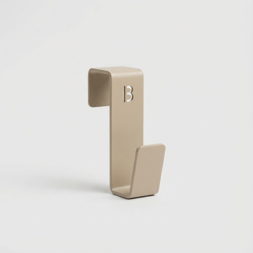 Patère Radiateur de salle de bain ou meuble beige taupe brun