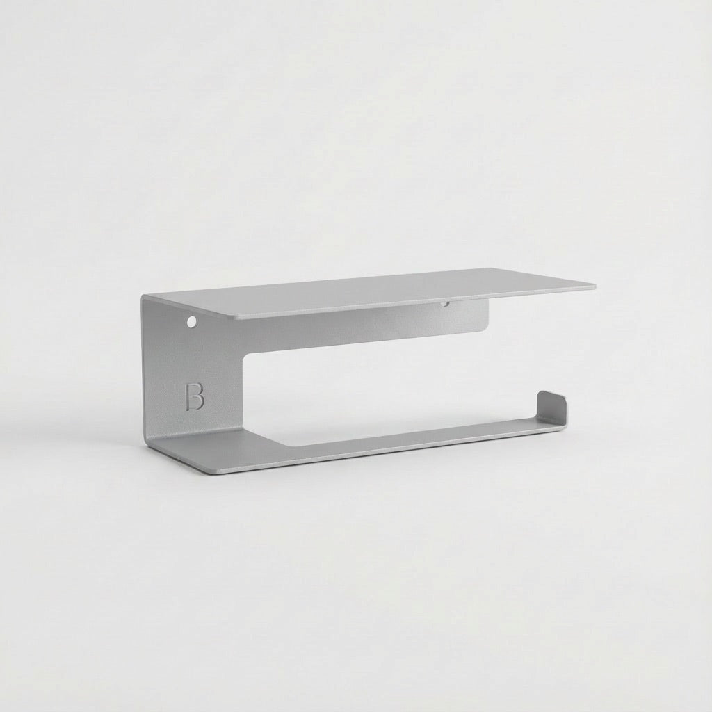 Porte Papier Toilette Mural avec Tablette