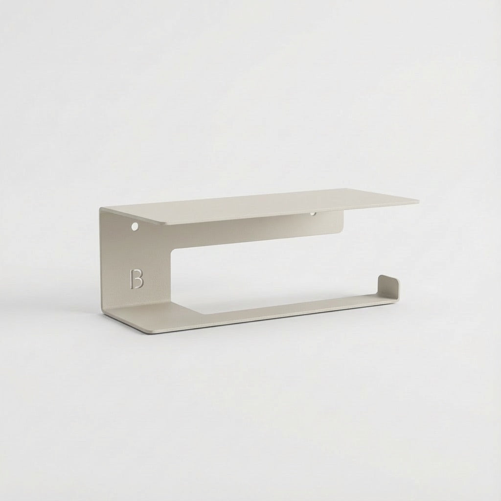 Porte Papier Toilette Mural avec Tablette