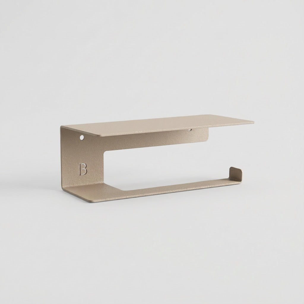 Porte Papier Toilette Mural avec Tablette